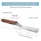 A2Z Scilab Caulk Finishing Spatula 8 Total Length with 0.75 Wide 4 Long Stainless Steel Blade A2Z-ZR-WHS4BY - alternate 7